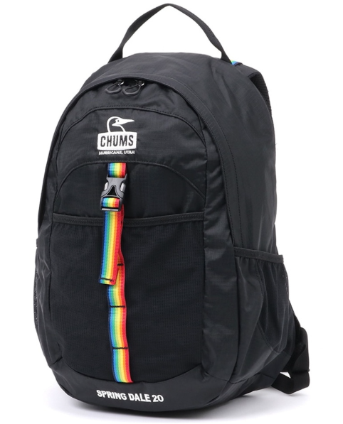CHUMS Spring Dale 20 Backpack Black/Rainbow JUN25