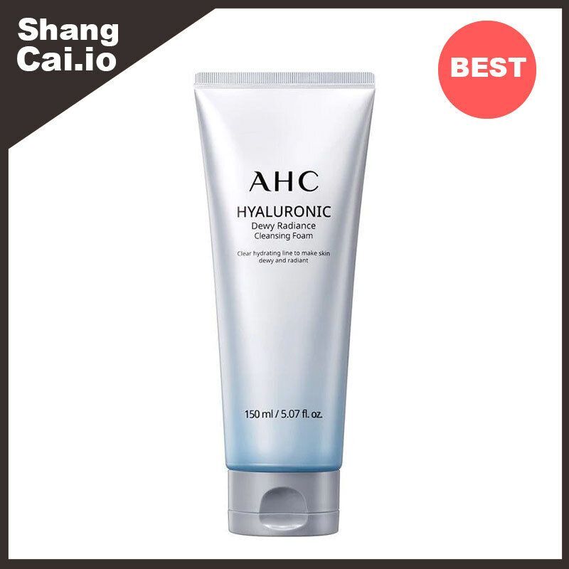 AHC 玻尿酸補水透亮潔面乳 150ml [平行進口 8809611686595]