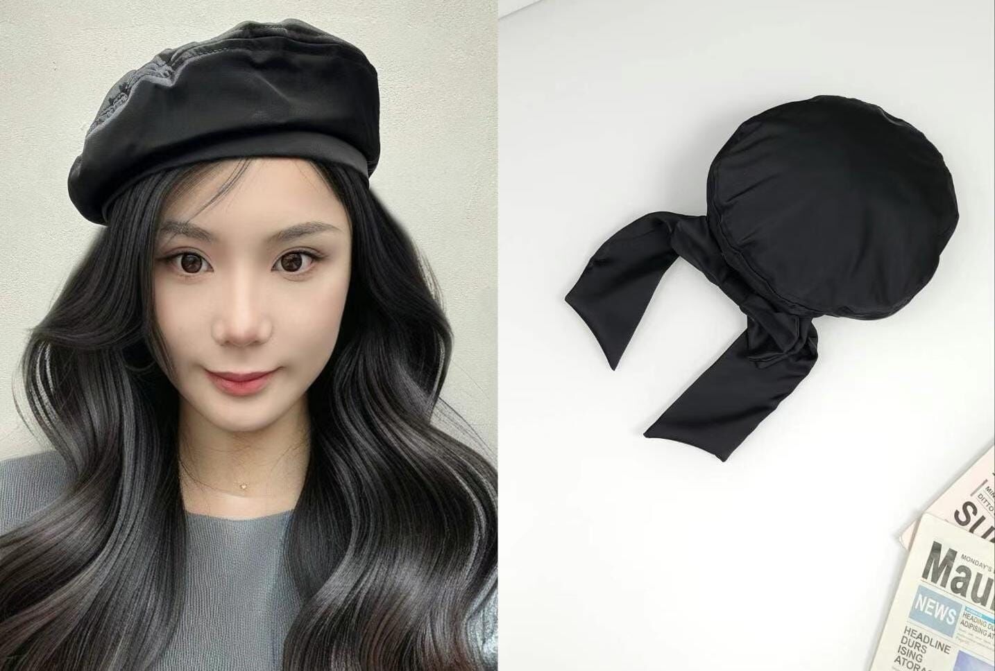 TH4453 風褸料貝雷帽