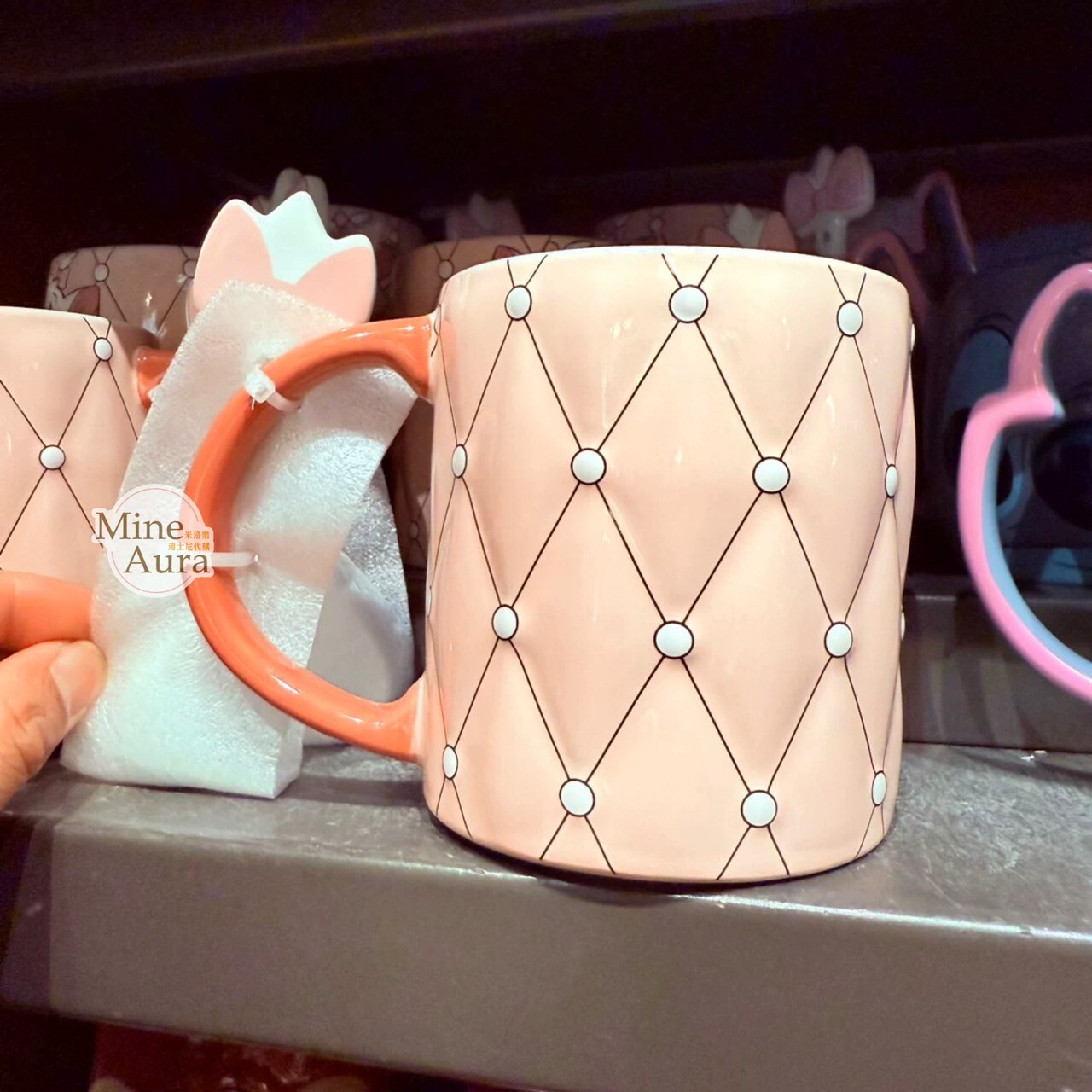 瑪莉貓 Marie 造型 湯勺+馬克杯 組 水杯 貓兒歷險記 The Aristocats -上海迪士尼樂園