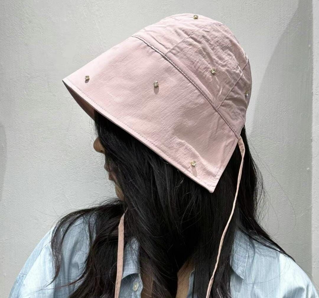 TH4460 閃石後綁繩漁夫帽