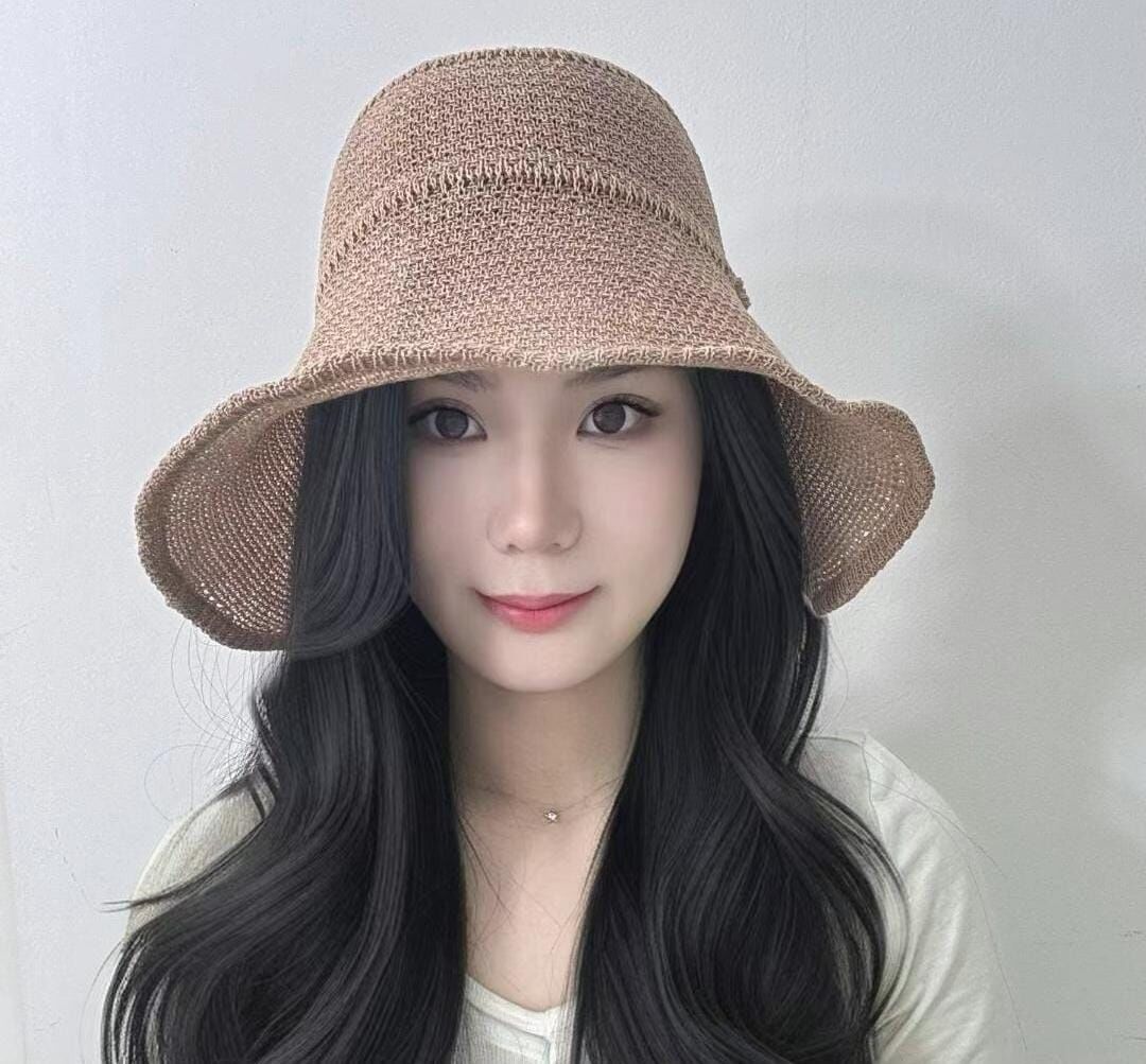 TH4462 闊邊優雅草帽