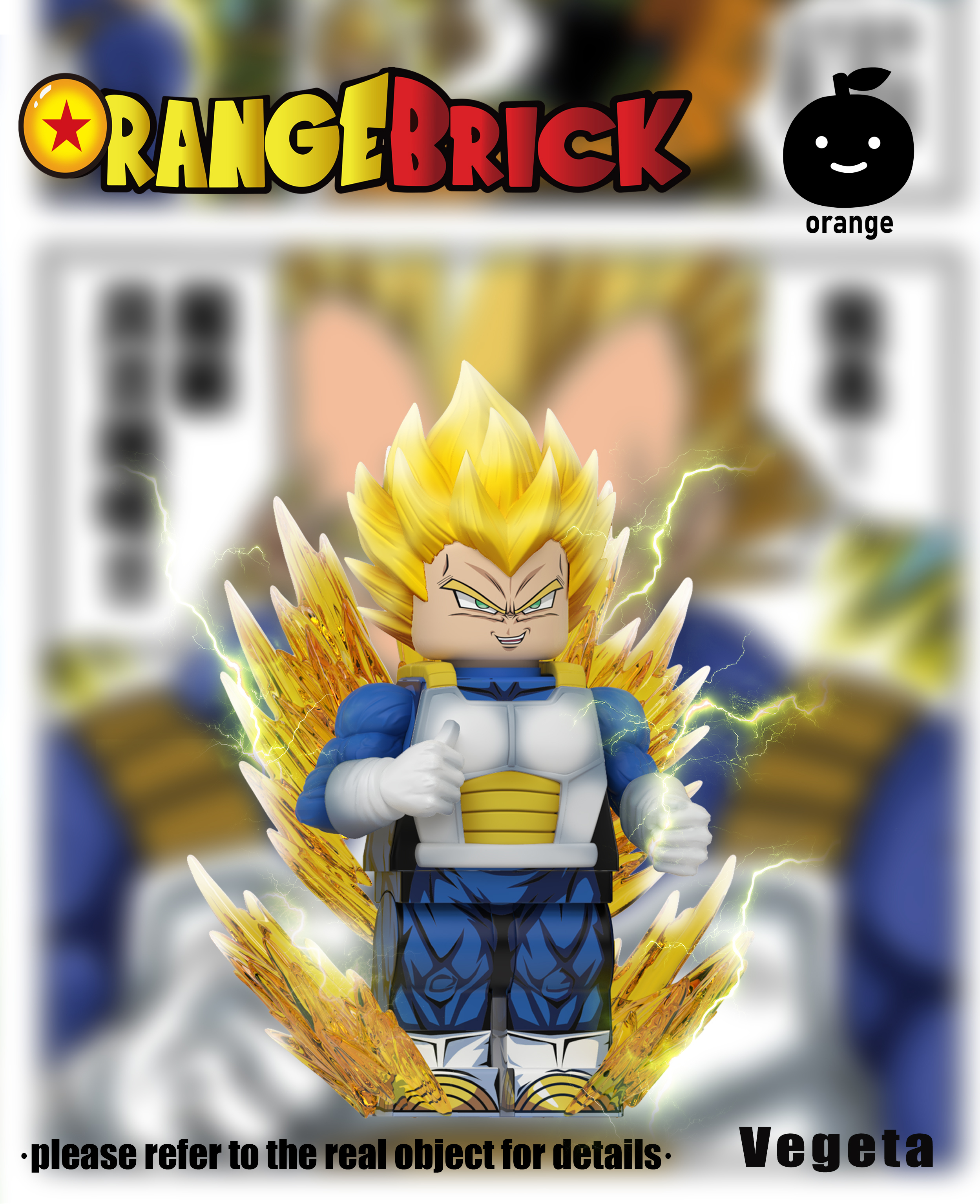 [Orange][In Stock] DRAGON BALL - Vegeta [UVprinted]