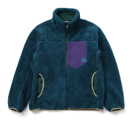 CHUMS Bonding Fleece Jacket – Deep Navy Green | JUN25