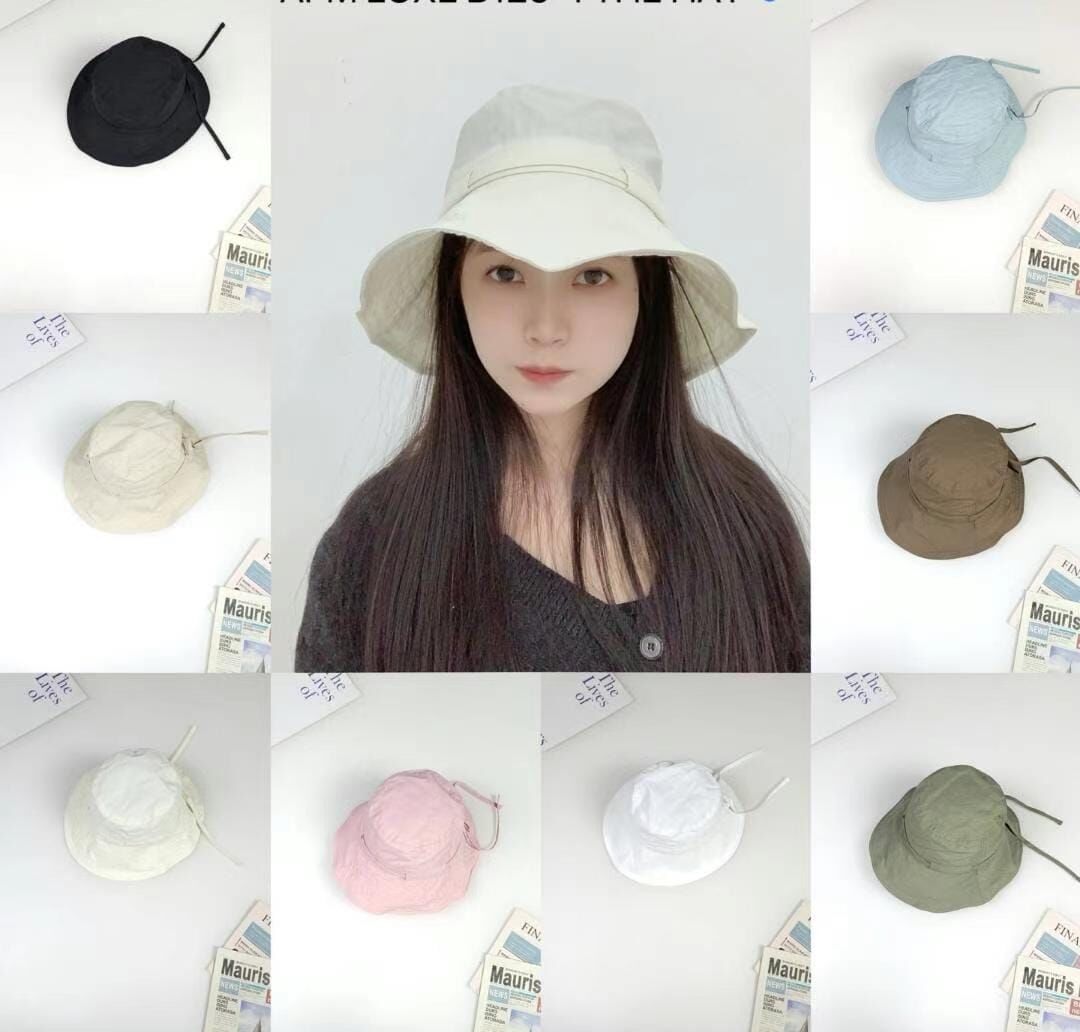 TH4467 多色簡約漁夫帽