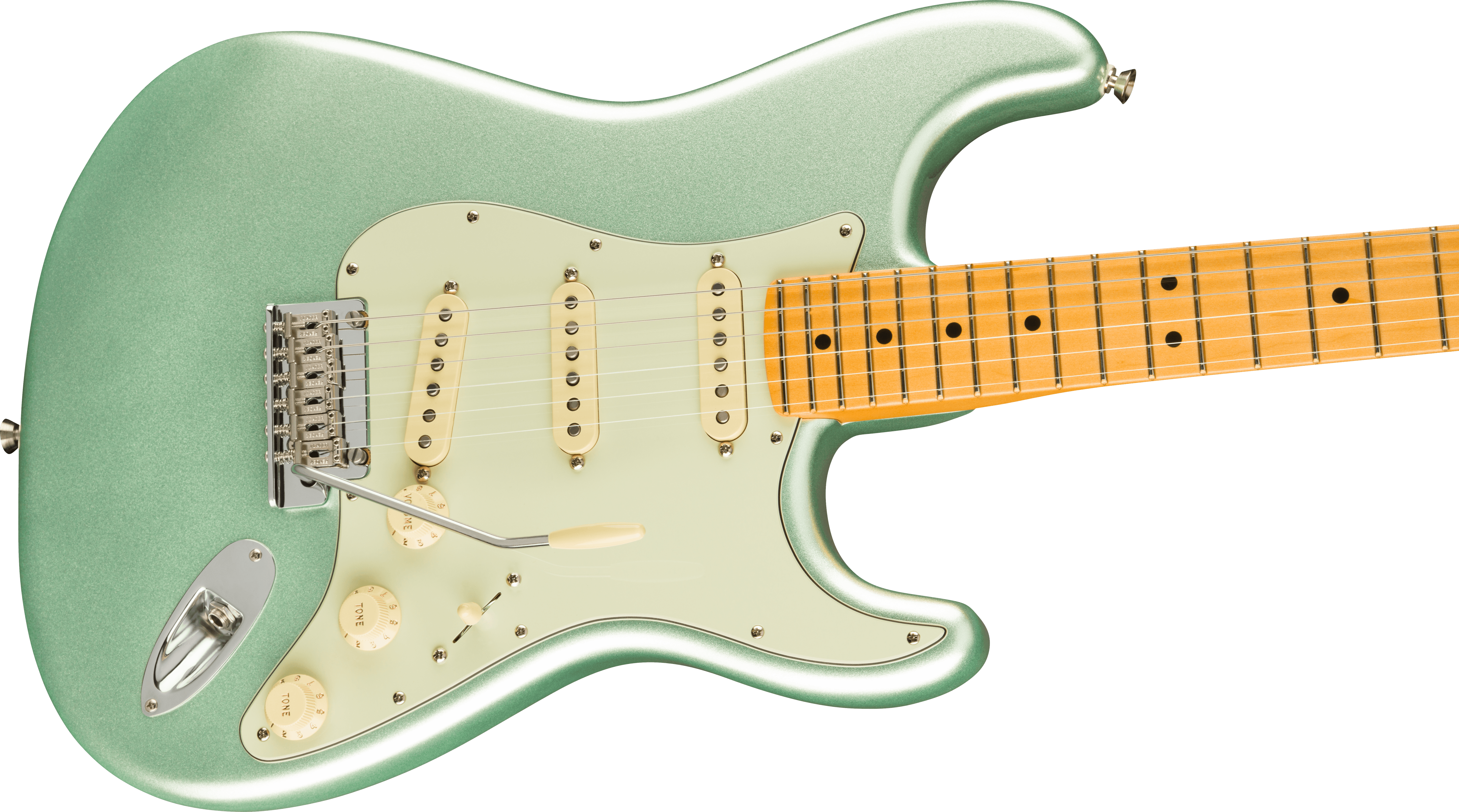 Fender Fender American Professional II Stratocaster Maple Mystic Surf Green 衝浪綠 美廠 第 5 張圖片｜三峽吉他 / Bass