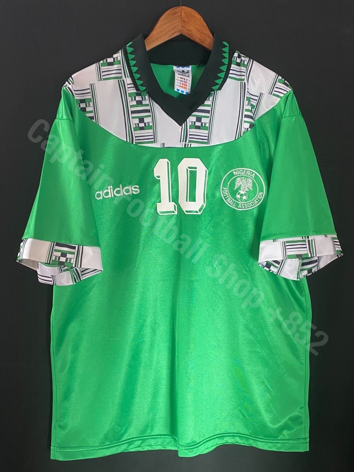 Nigeria 1994 FIFA World Cup Adidas Home Shirt #10 OKOCHA