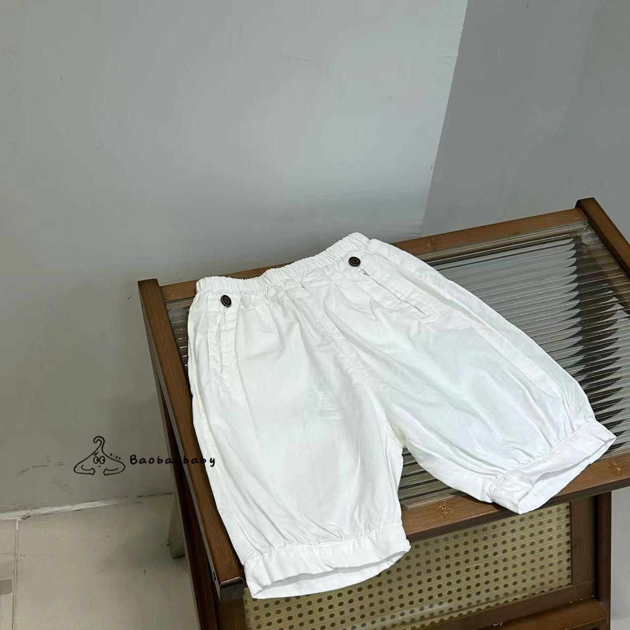 口袋小設計燈籠褲