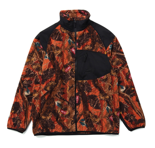 CHUMS Men's Eco-Friendly Fleece Warm Jacket / Leaf&Tree style JUN25