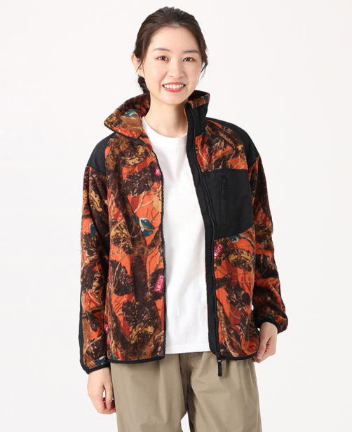 CHUMS Men's Eco-Friendly Fleece Warm Jacket / Leaf&Tree style JUN25