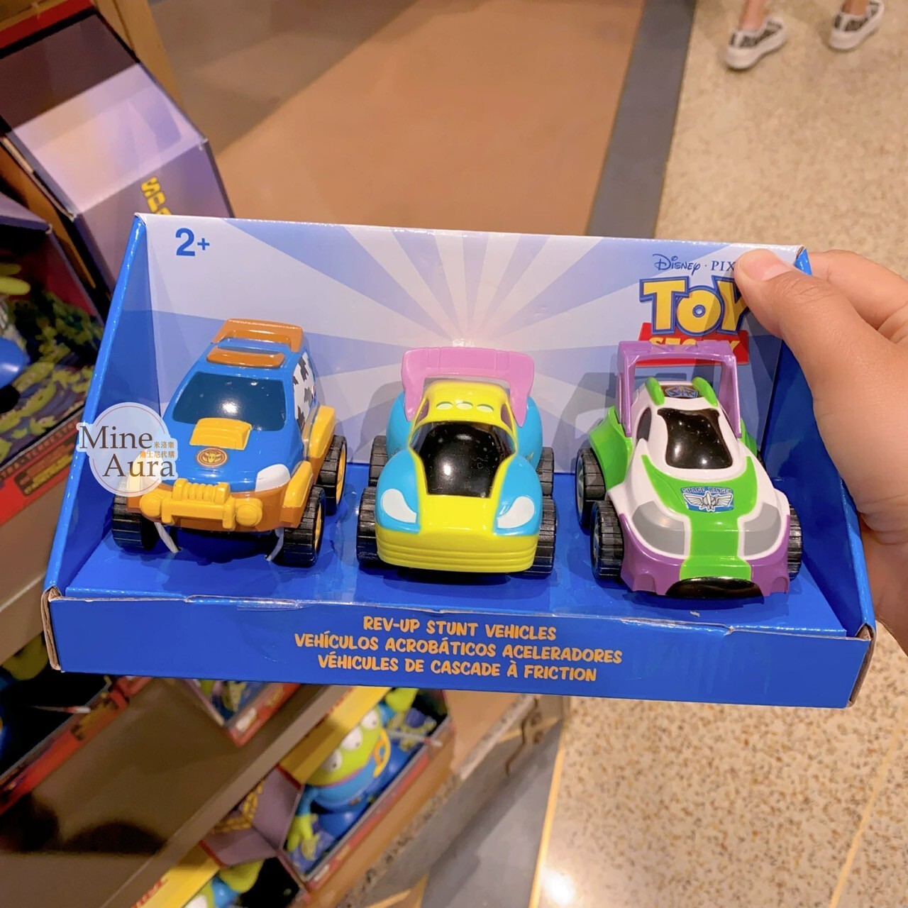 玩具總動員 Toy Story 造型 玩具車 3入組 -上海迪士尼樂園