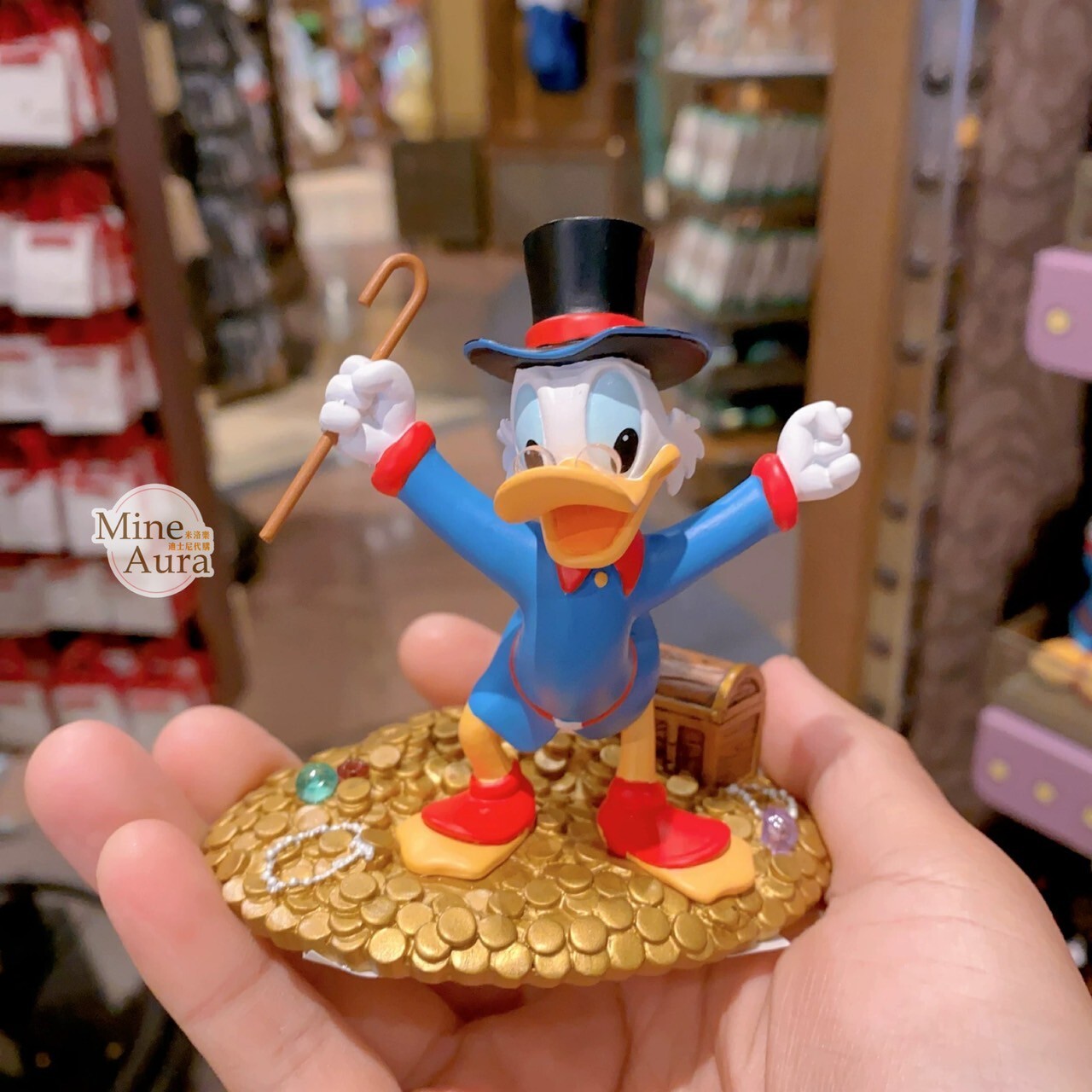 唐老鴨 Donald 舅舅 史高治 場景 造型 擺飾品 -上海迪士尼樂園