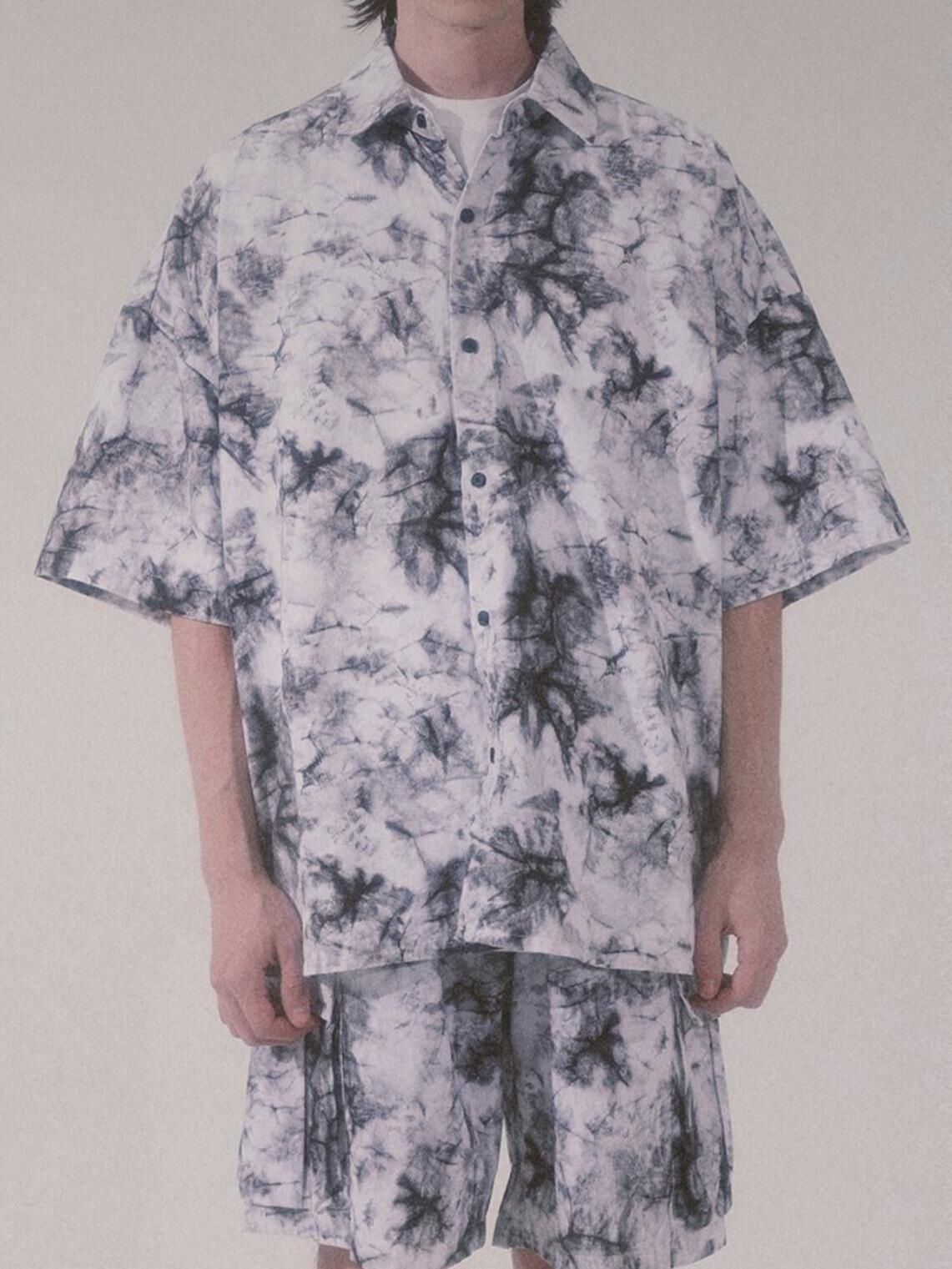 仿紮染短袖恤衫 TAC-0238S