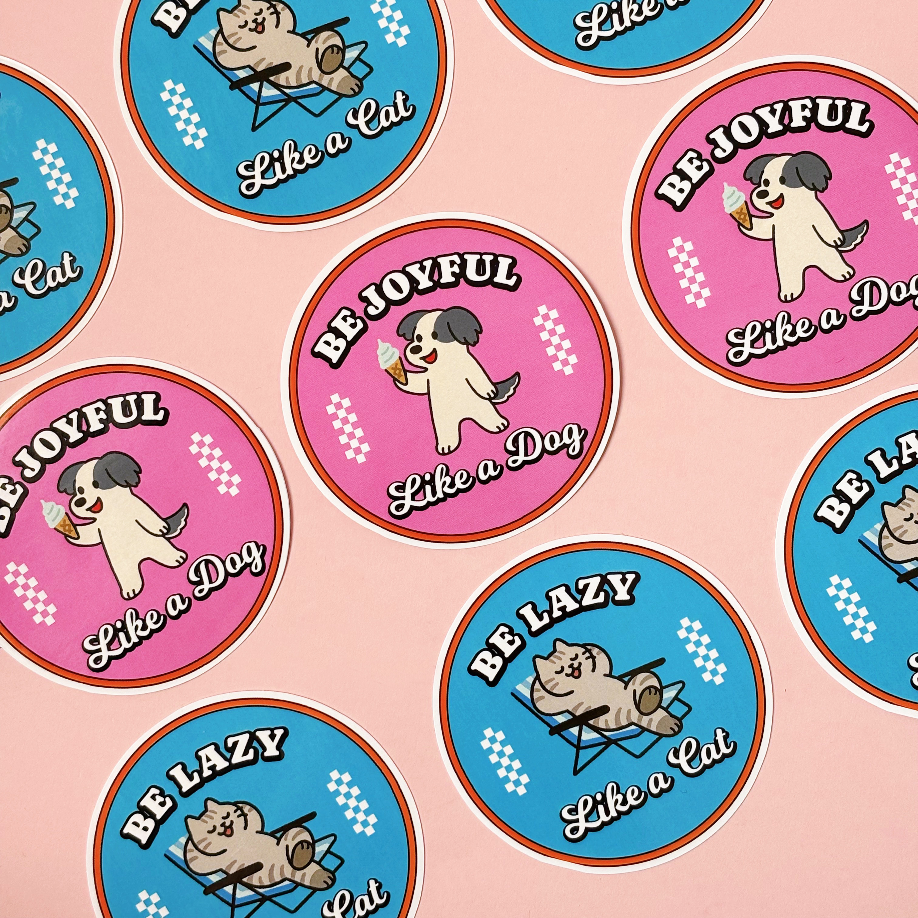 汪喵香港遊系列 | BE YOURSELF款 PVC貼紙