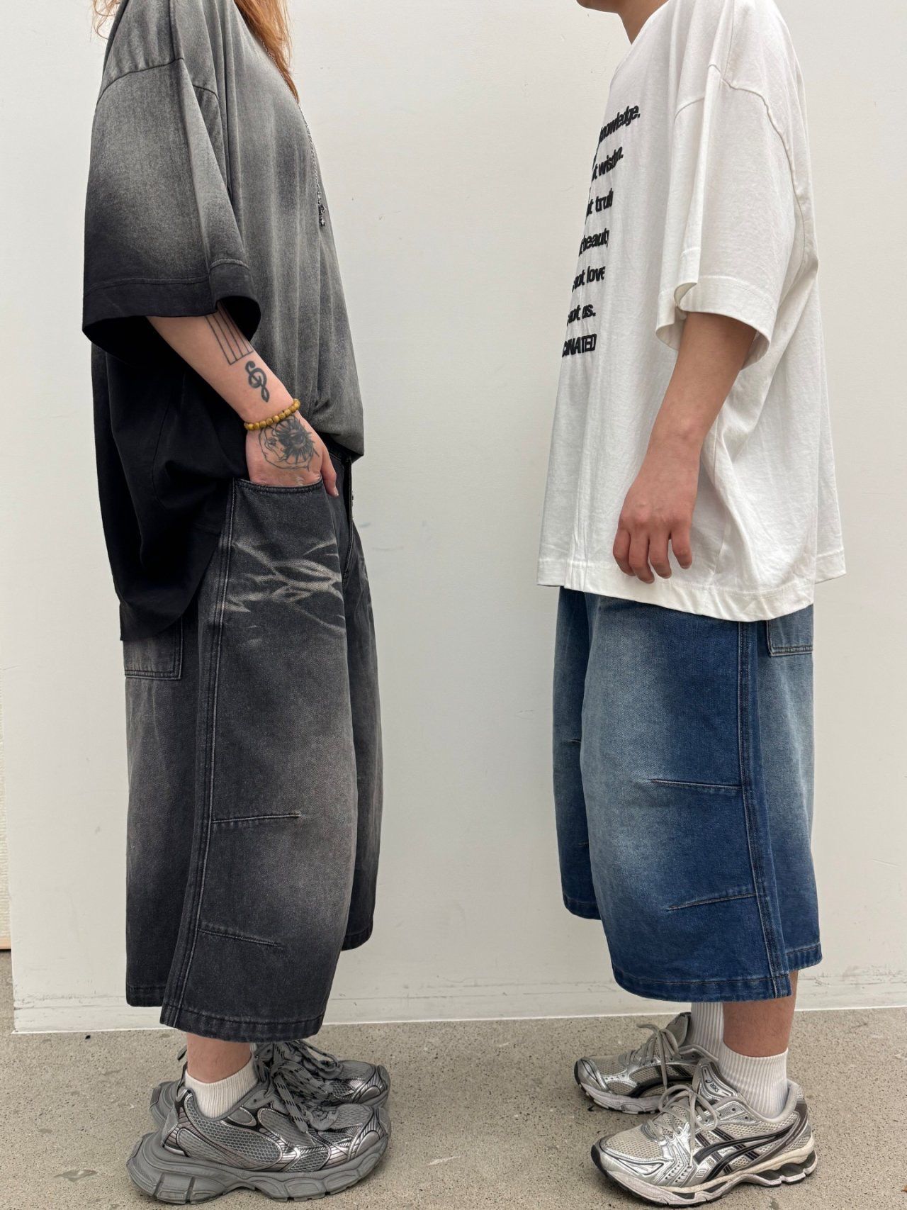 洗水牛仔短褲 GLAMOUR-086P