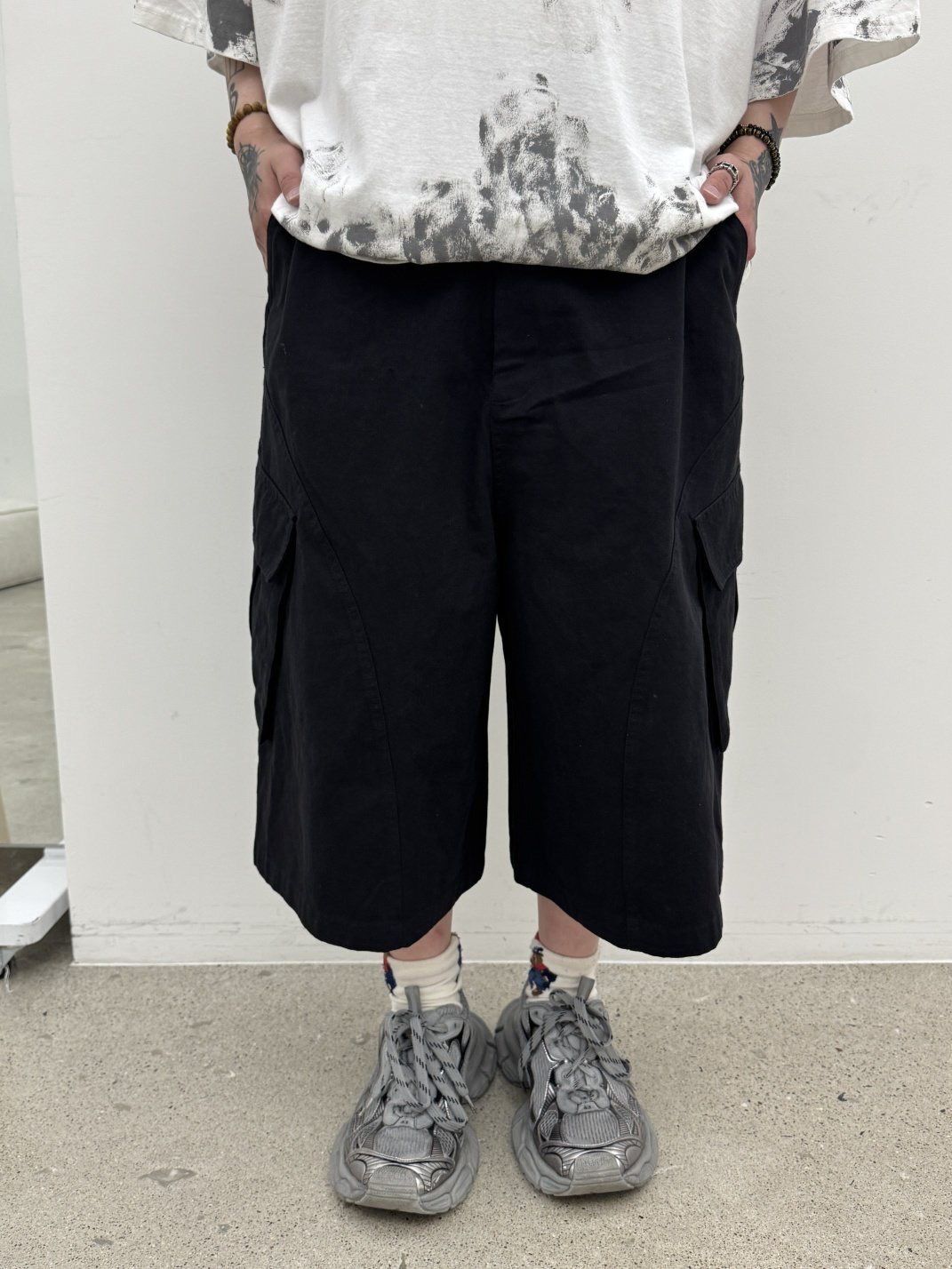 淨色工裝短褲 GLAMOUR-089P