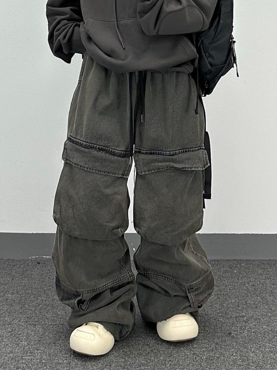 淨色鬆身牛仔褲 GLAMOUR-093P