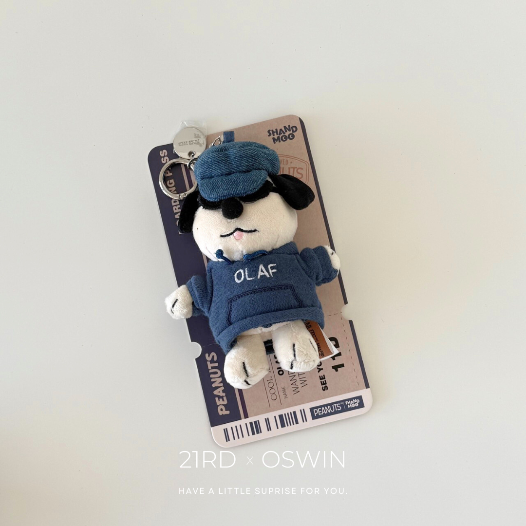 PEANUTS 在路上系列 歐拉夫 ANDY 吊飾