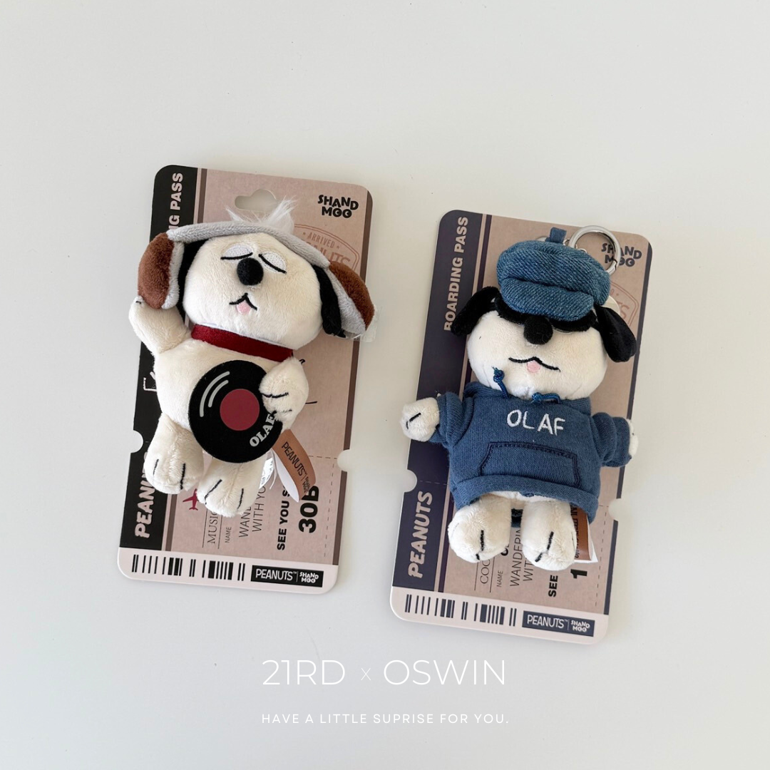PEANUTS 在路上系列 歐拉夫 ANDY 吊飾