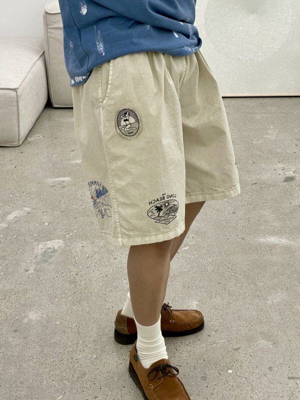 圖案短褲 HIGH FIVE-142P