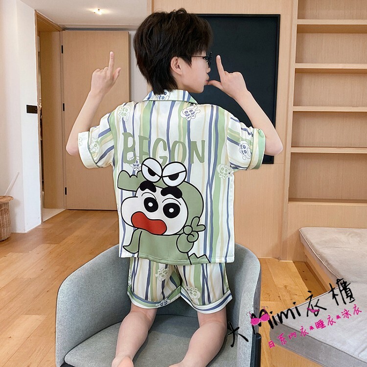 ✔️小新居家服套裝(親子款)絲質