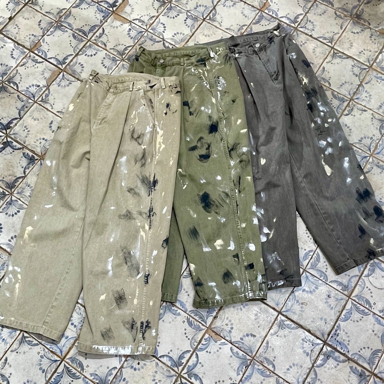 油漆鬆身褲 HIGH FIVE-144P