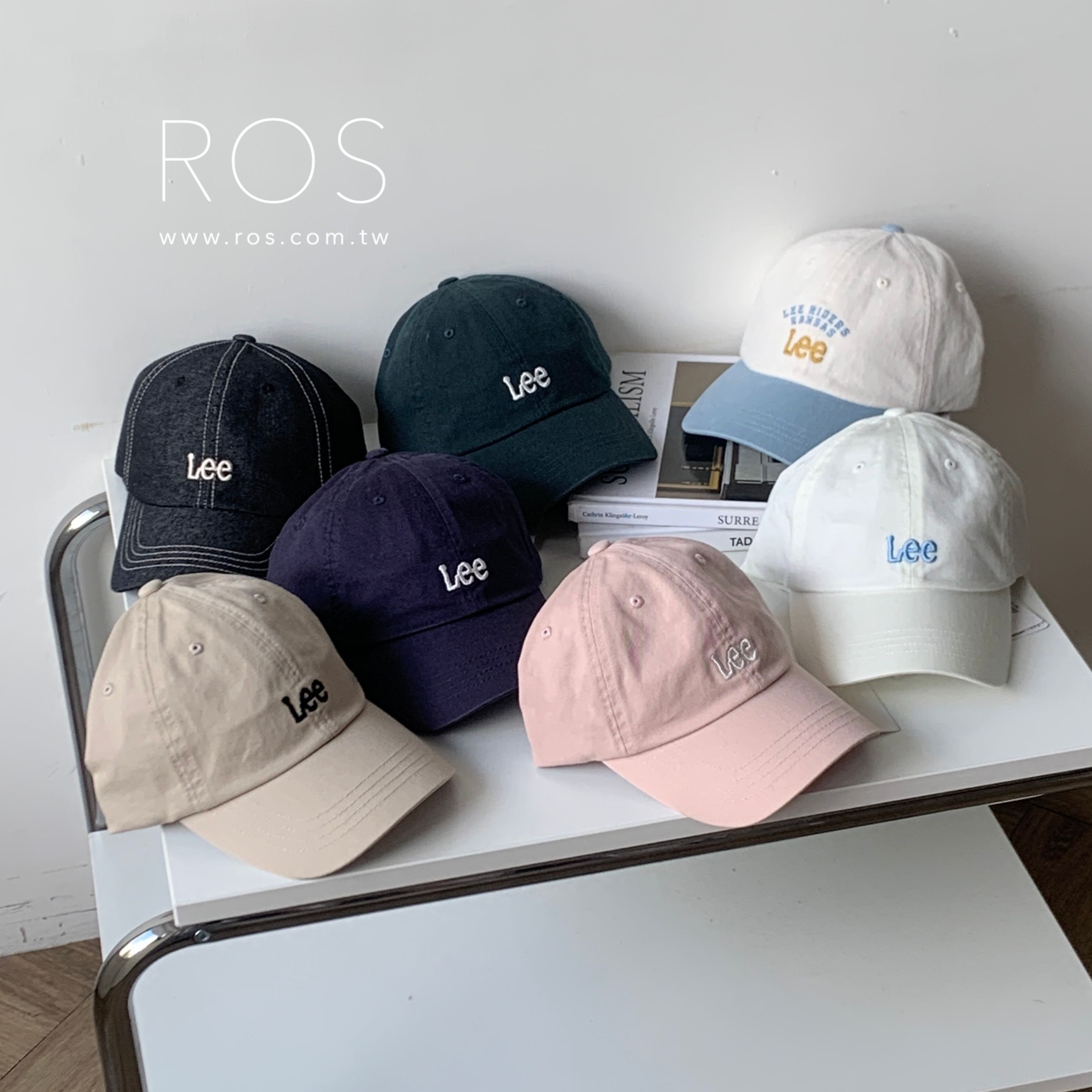 LEE 刺繡Logo老帽 (9colors)