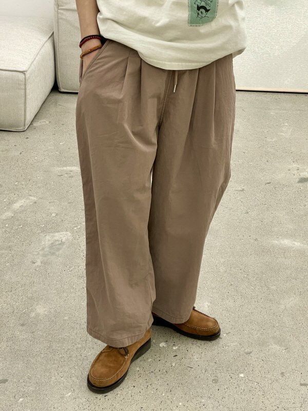 洗水淨色鬆身褲 HIGH FIVE-147P