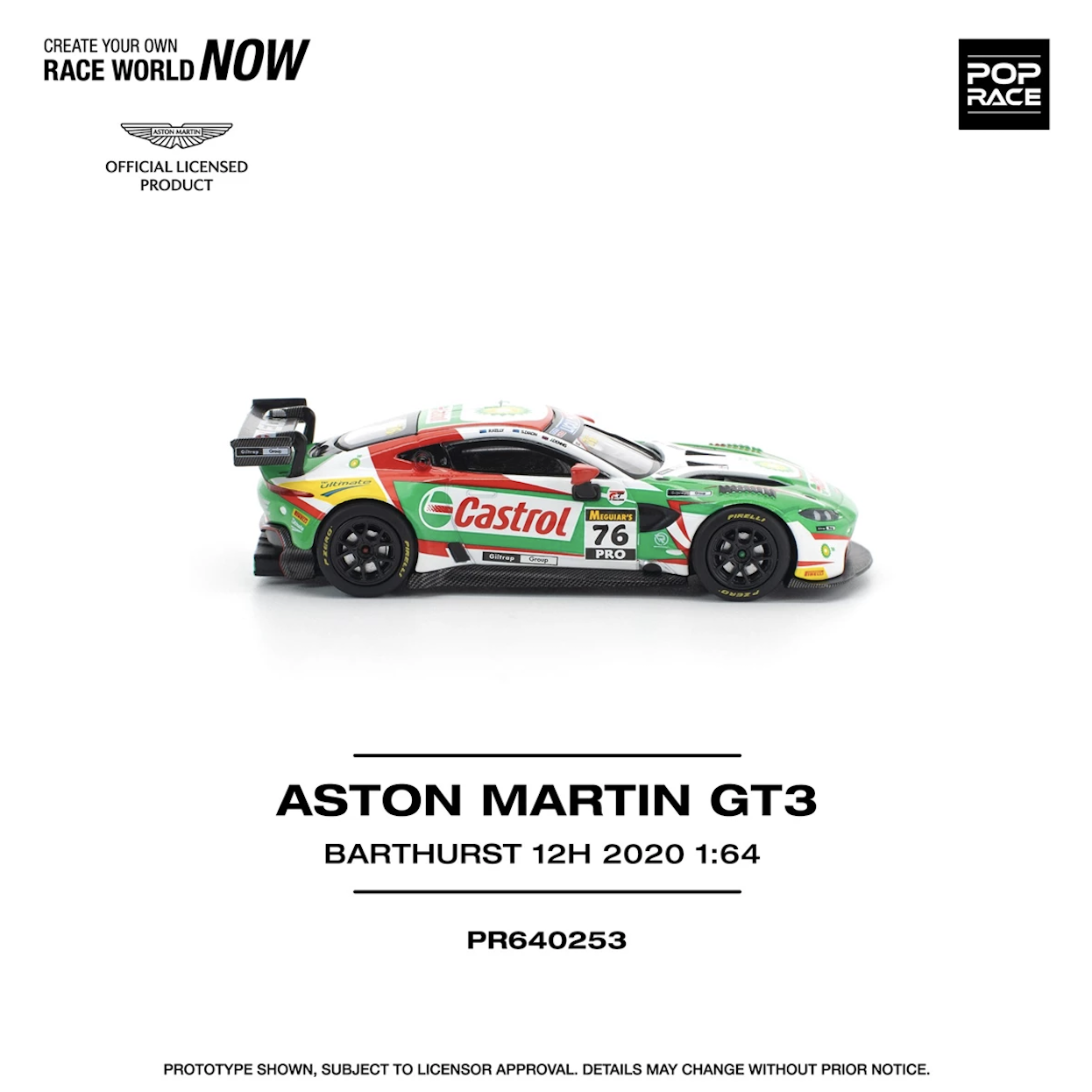 【預訂】Pop Race Aston Martin Vantage GT3 Bathurst 12H 2020