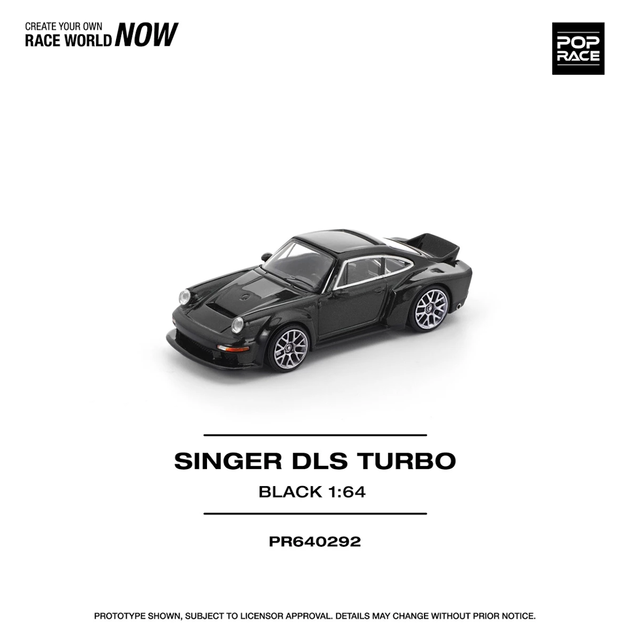 【預訂】Pop Race Singer DLS Turbo (Road) Black