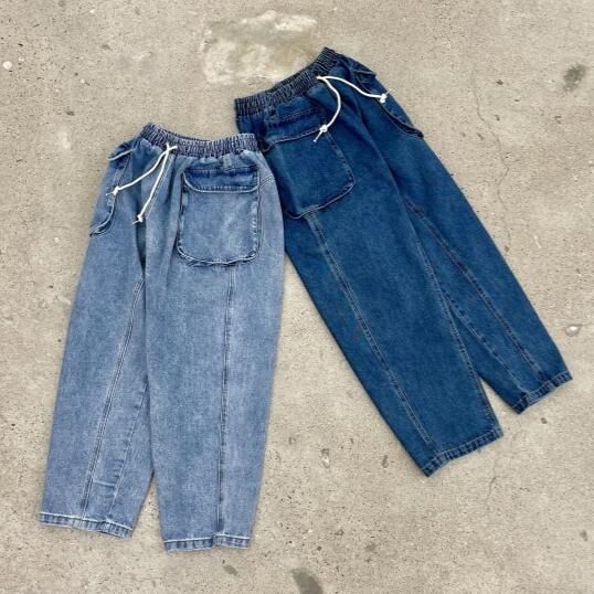 淨色鬆身牛仔褲 HIGH FIVE-150P