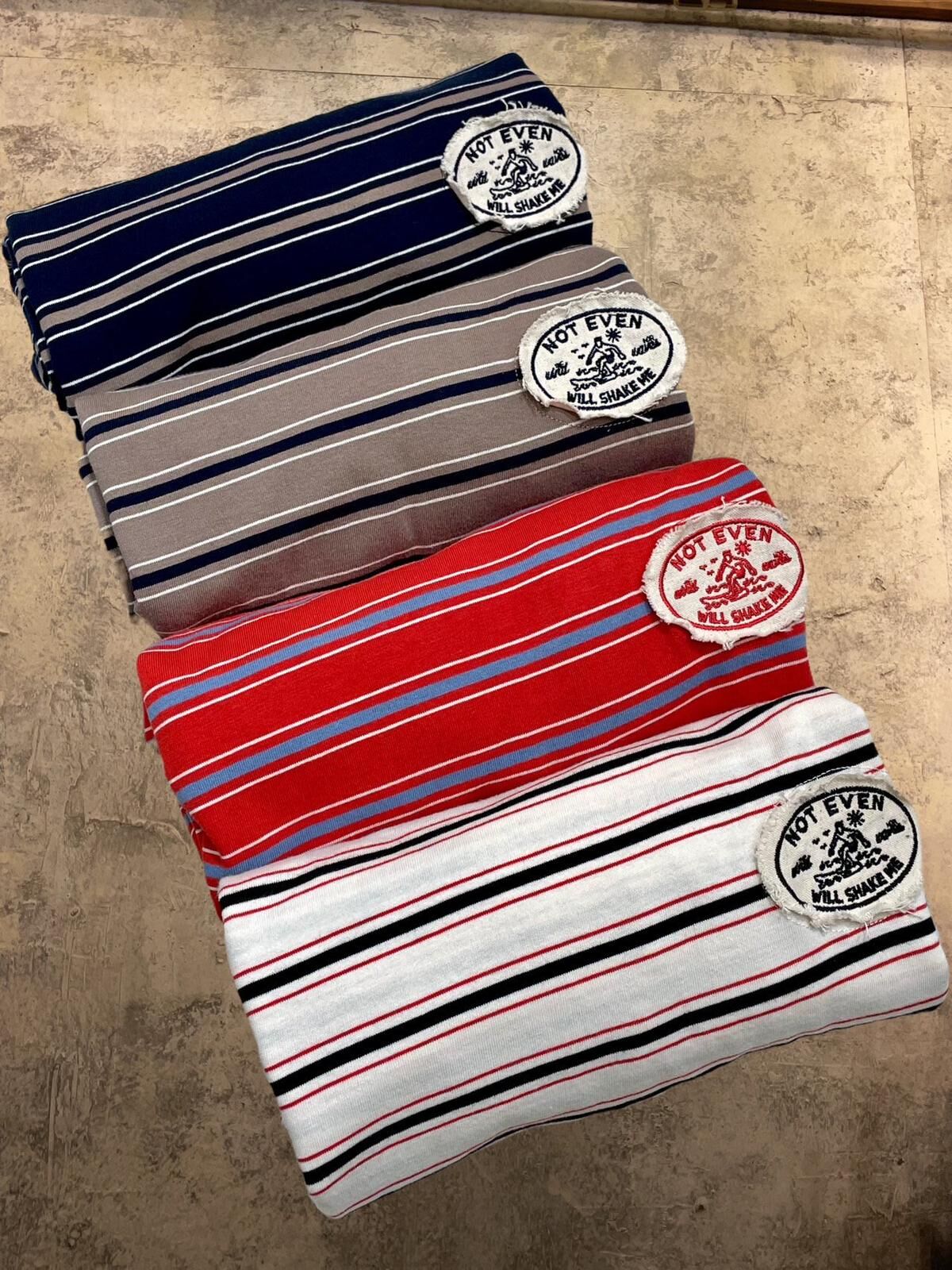 綉章橫間短袖Tee HIGH FIVE-151T