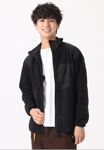 CHUMS Men's Recycle Chumley Fleece Jacket Black JUN25