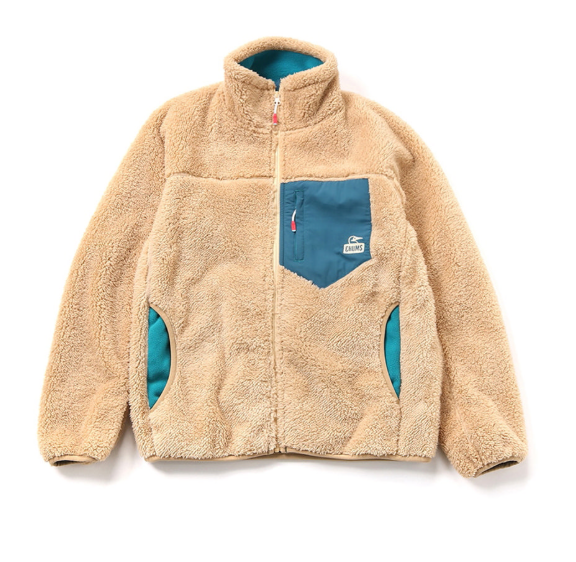 CHUMS Women's Bonding Fleece Jacket Light Brown JUN25