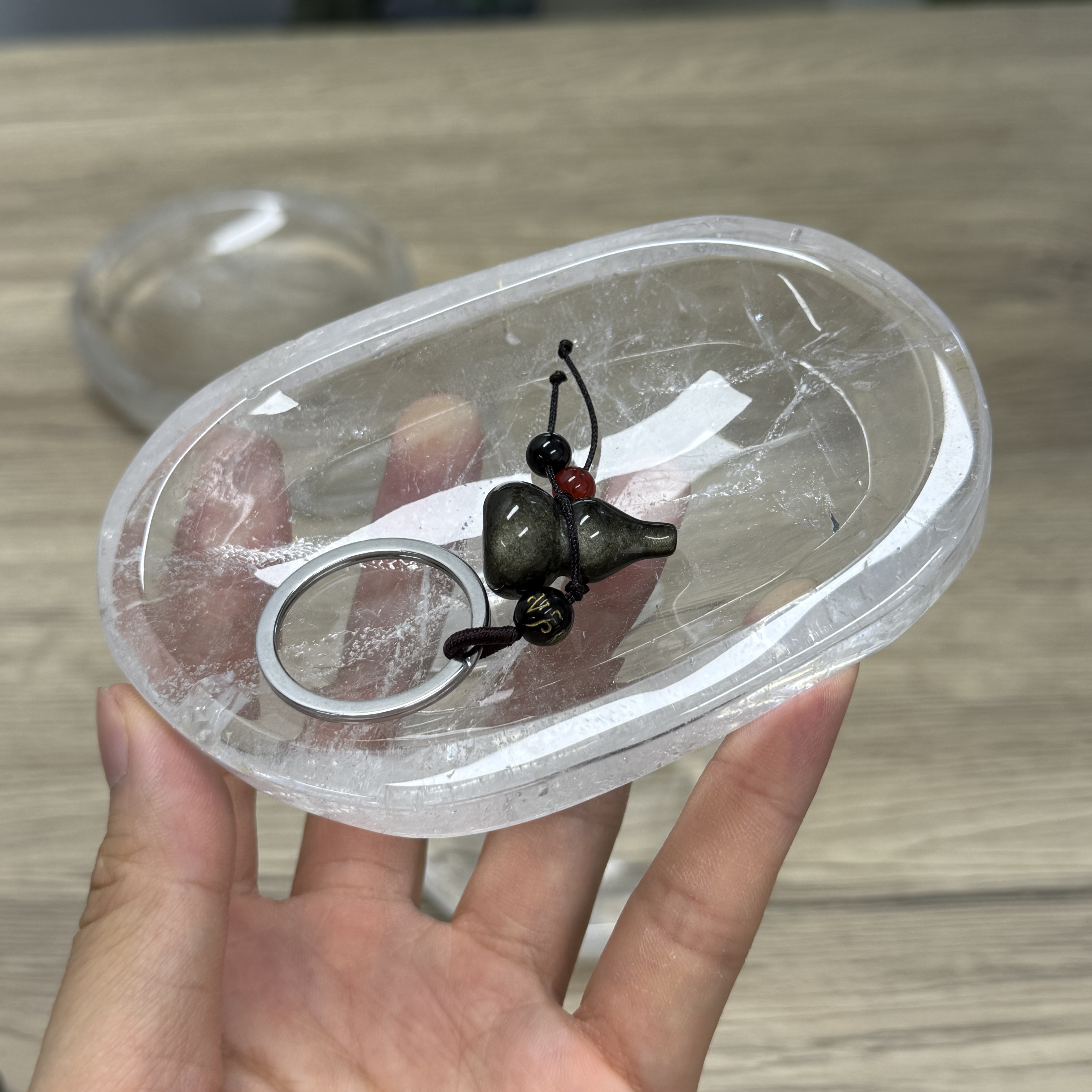 高品質白水晶碟  WD2077