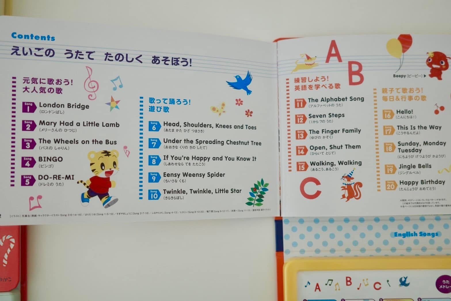 巧虎英文音樂書(已附電池)