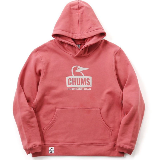 CHUMS Women’s Booby Face Pullover Hoodie – Pink Gray | JUN25