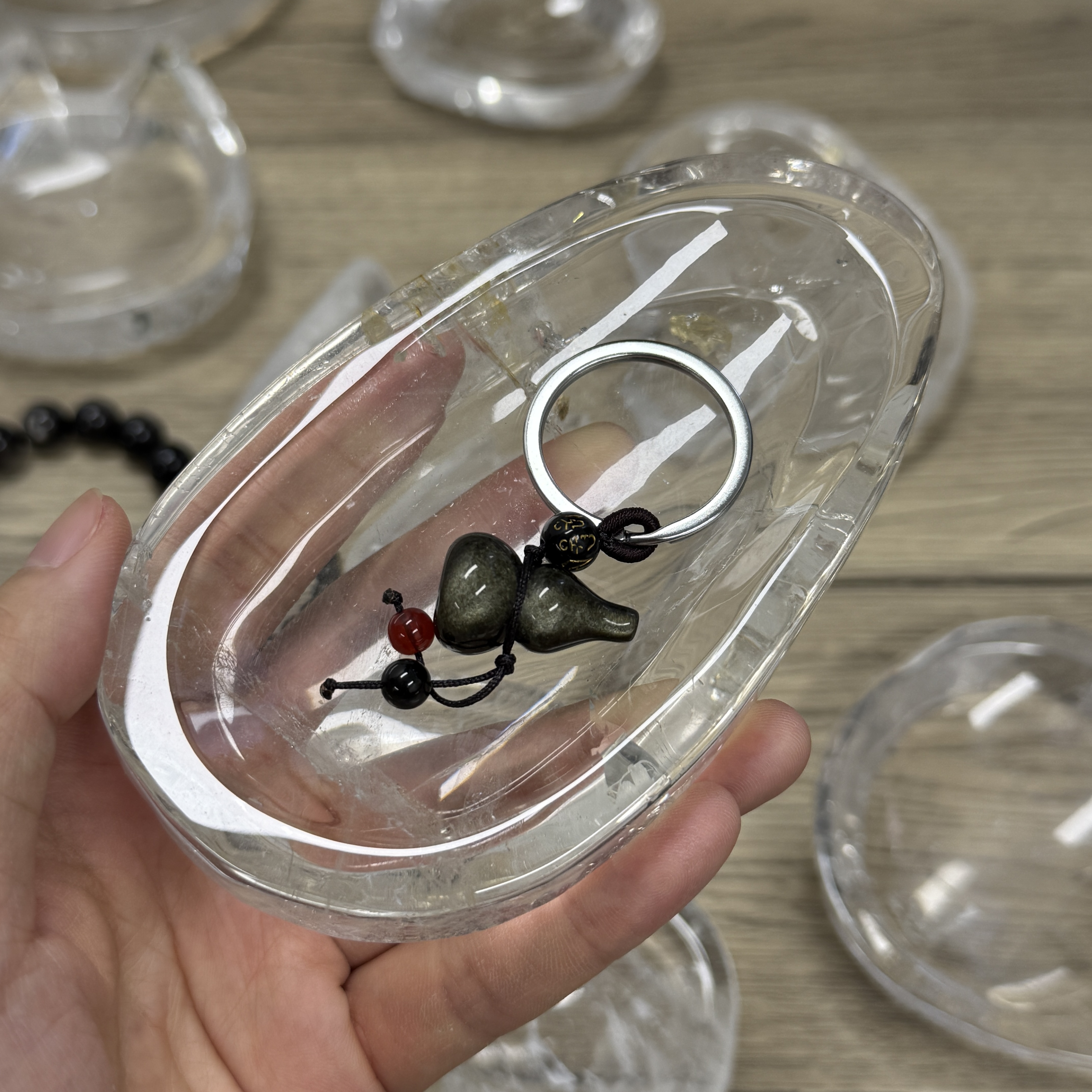 高品質白水晶碟  WD2071