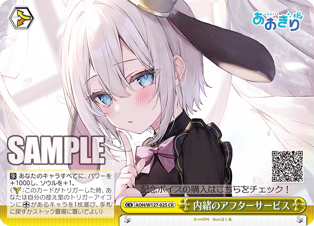 【AOH/W127-025 CR】内緒のアフターサービス