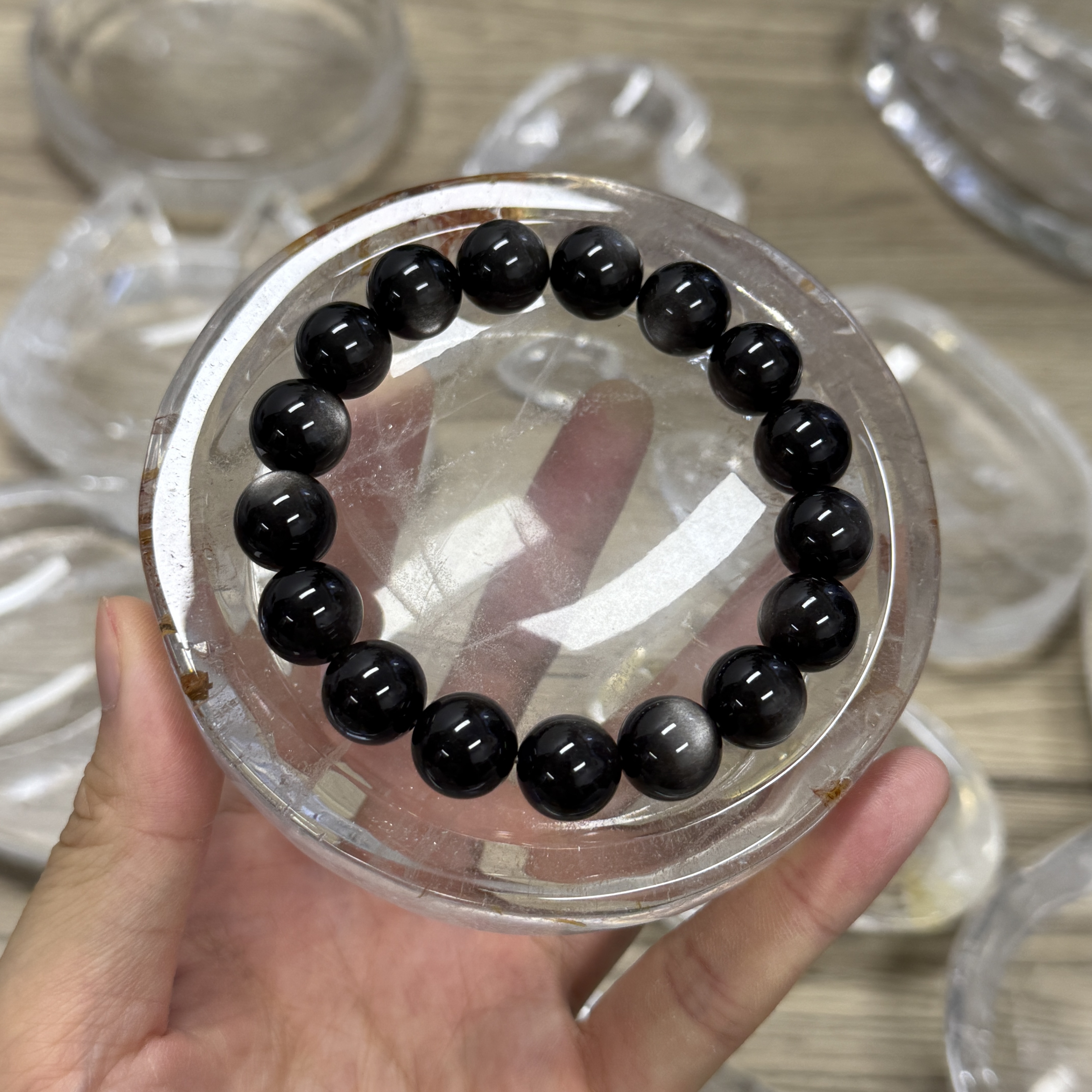 高品質白水晶碟  WD2067