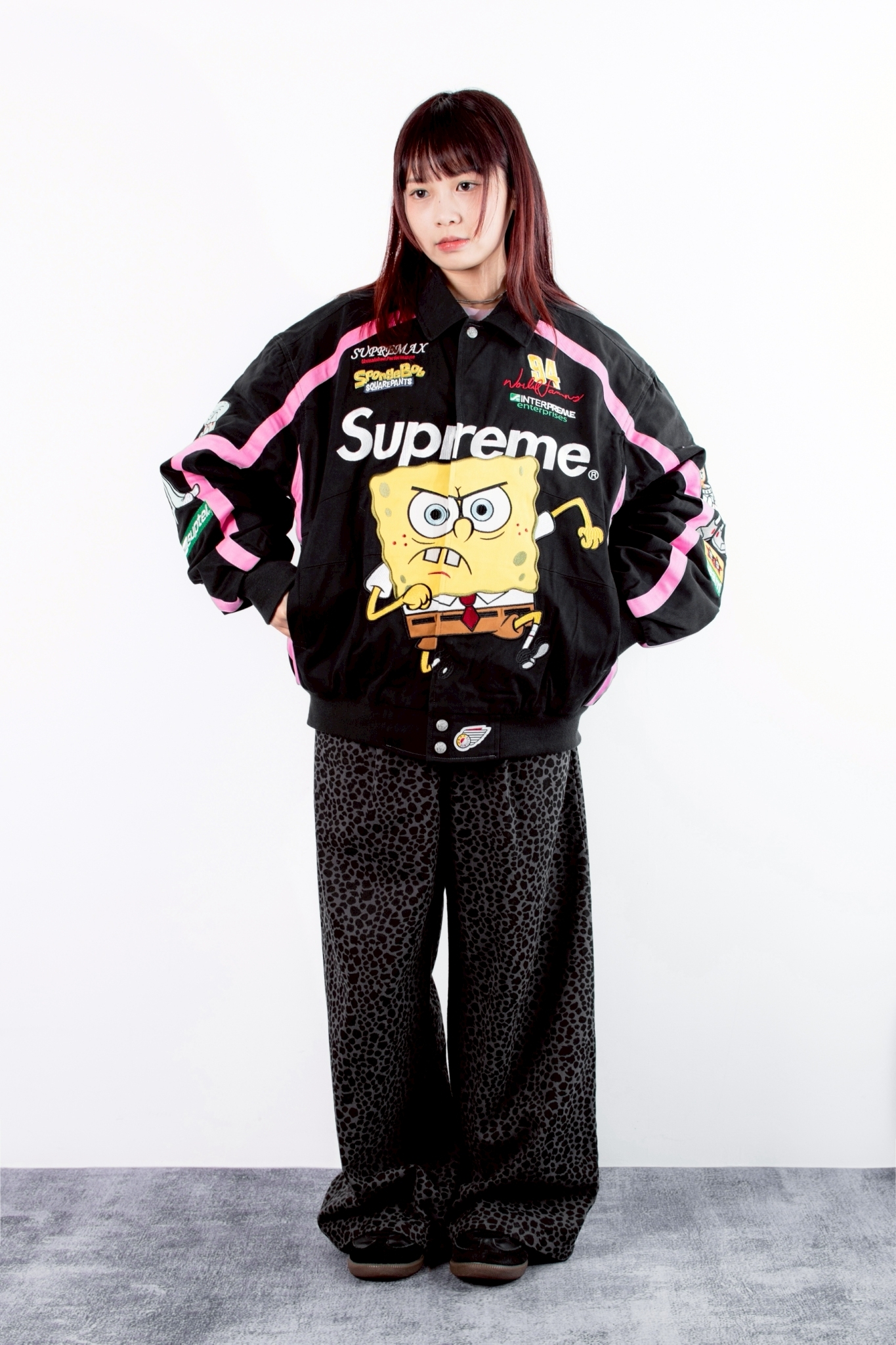 Supreme スポンジボブ Jeff Hamilton Jacket XL Supreme スポンジボブ