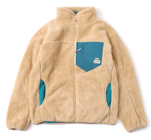 CHUMS Men’s Bonding Fleece Jacket Light Brown JUN25