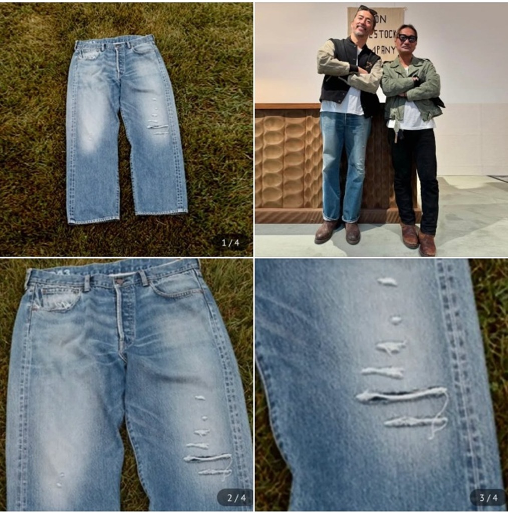 LAST PCS ON SALE: VISVIM 2025 SOCIAL SCULPTURE 01 WIDE DAMAGED-43 JEANS - PRE ORDER ITEM (預訂中)