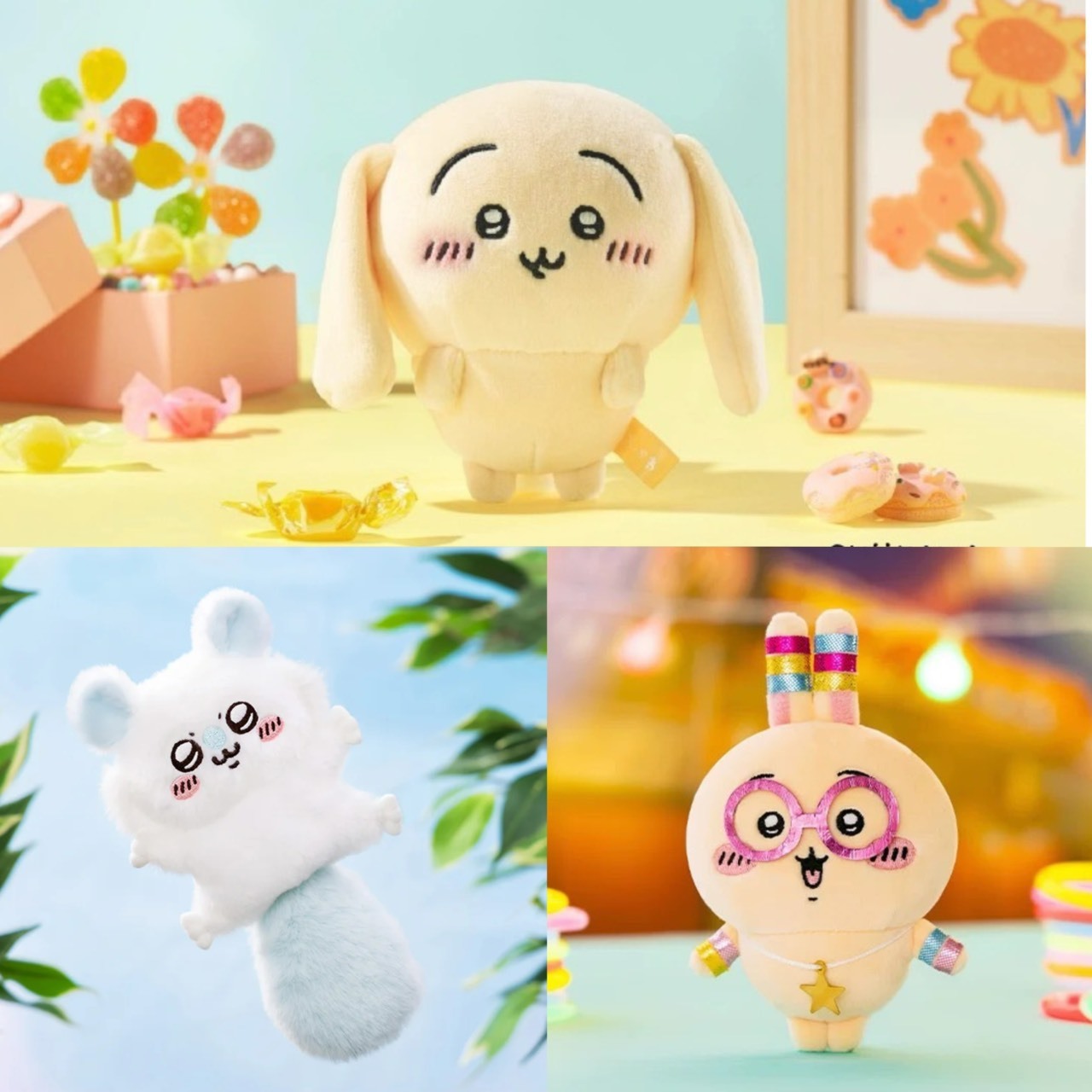 iSNEAKERS｜天貓官方旗艦店 Chiikawa 吉伊卡哇 垂耳兔 飛天小桃 螢光兔 吊飾