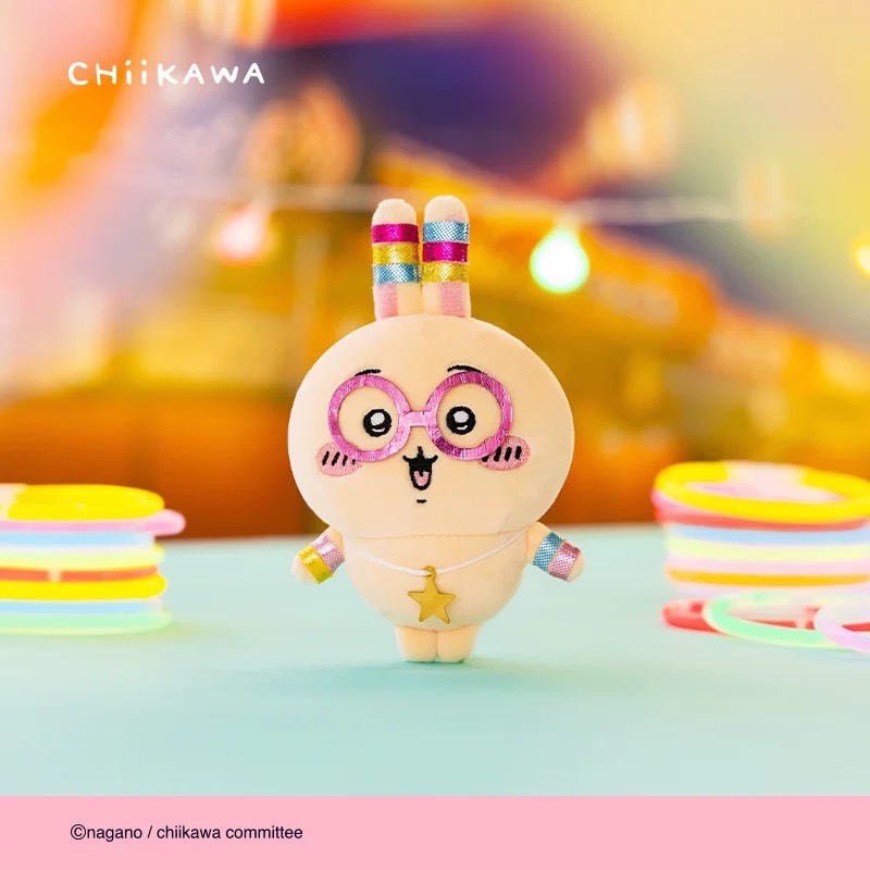 KTQ STORE ‧ 天貓旗艦店 Chiikawa 吉伊卡哇 再販 飛天桃 螢光兔 吊飾 娃娃