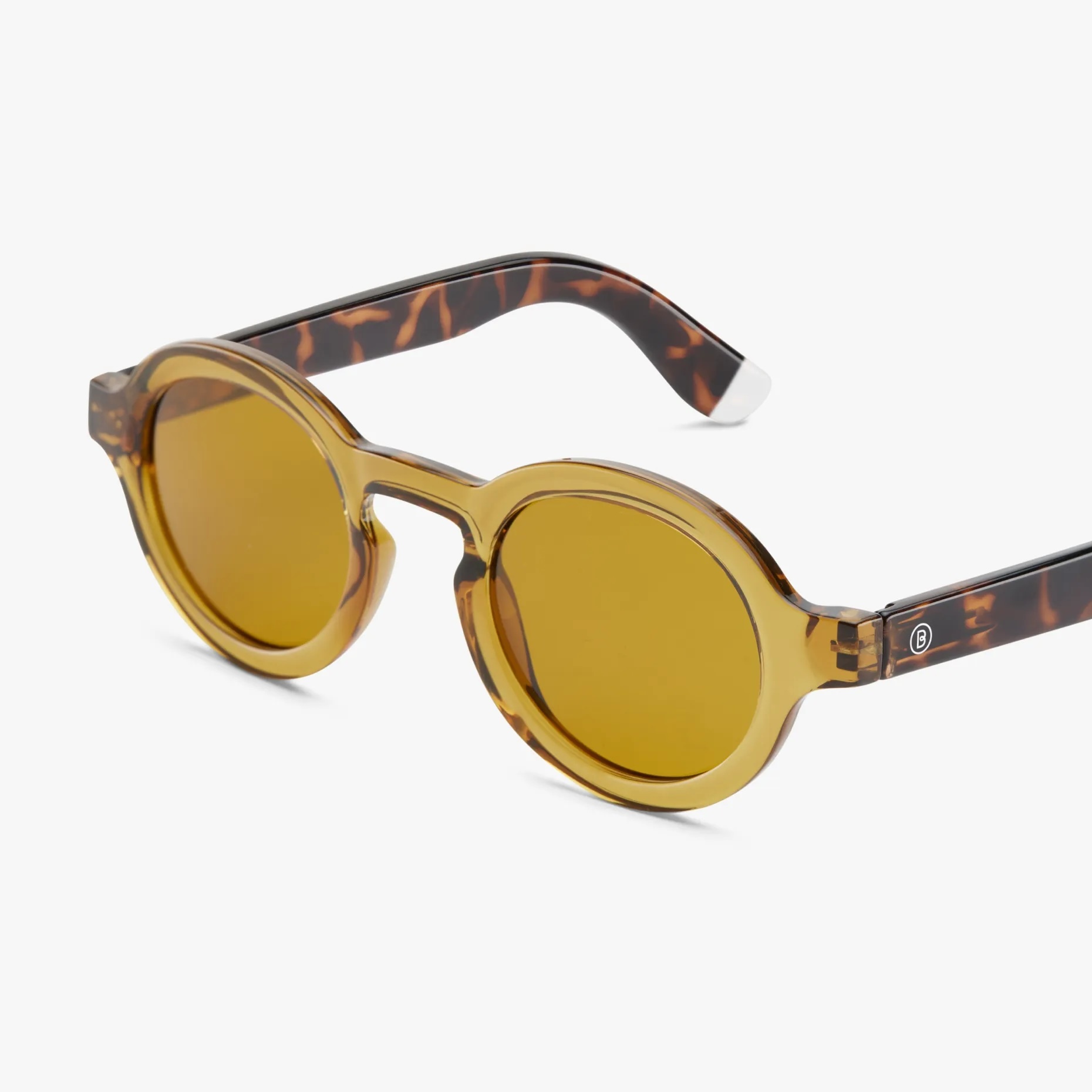 BARNER | Charles Glossy - Ecru Olive Combi Sunglasses