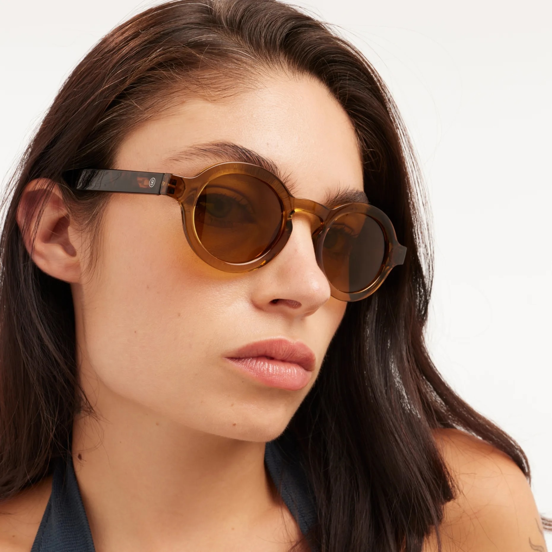 BARNER | Charles Glossy - Ecru Olive Combi Sunglasses