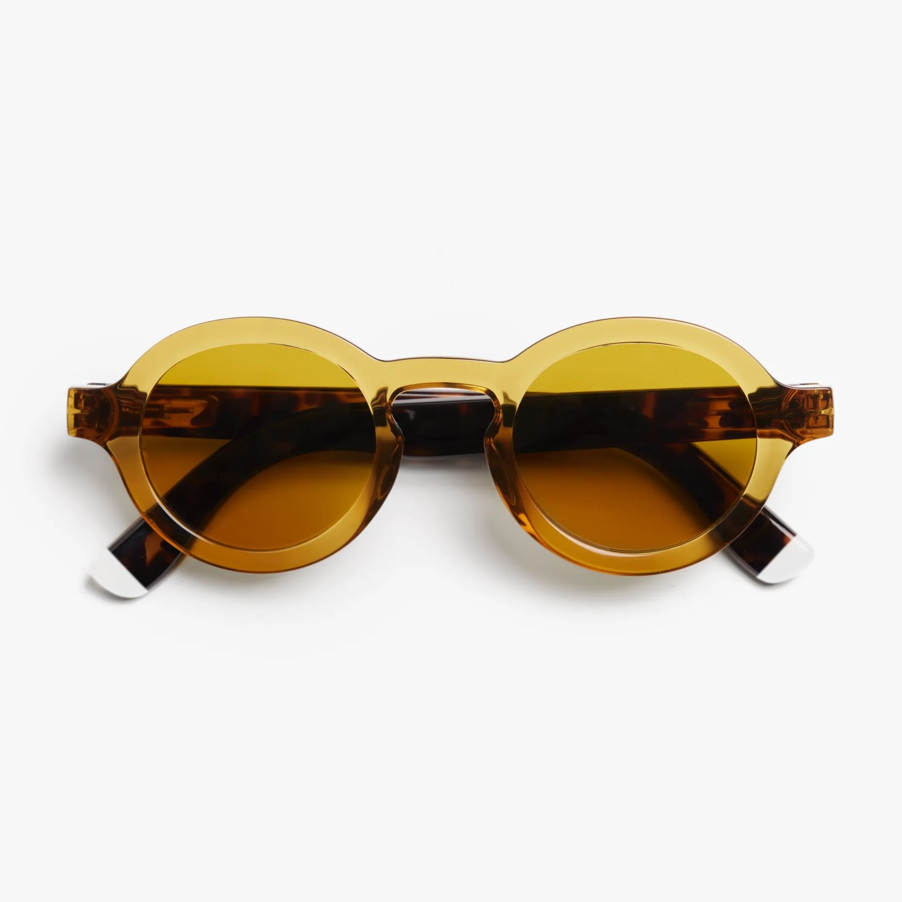 BARNER | Charles Glossy - Ecru Olive Combi Sunglasses