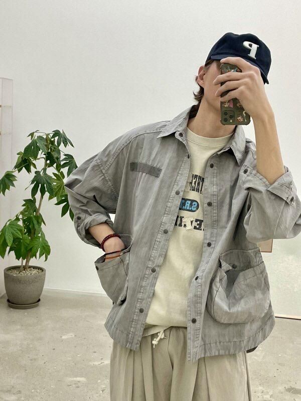 洗水淨色長袖恤衫 HIGH FIVE-149S