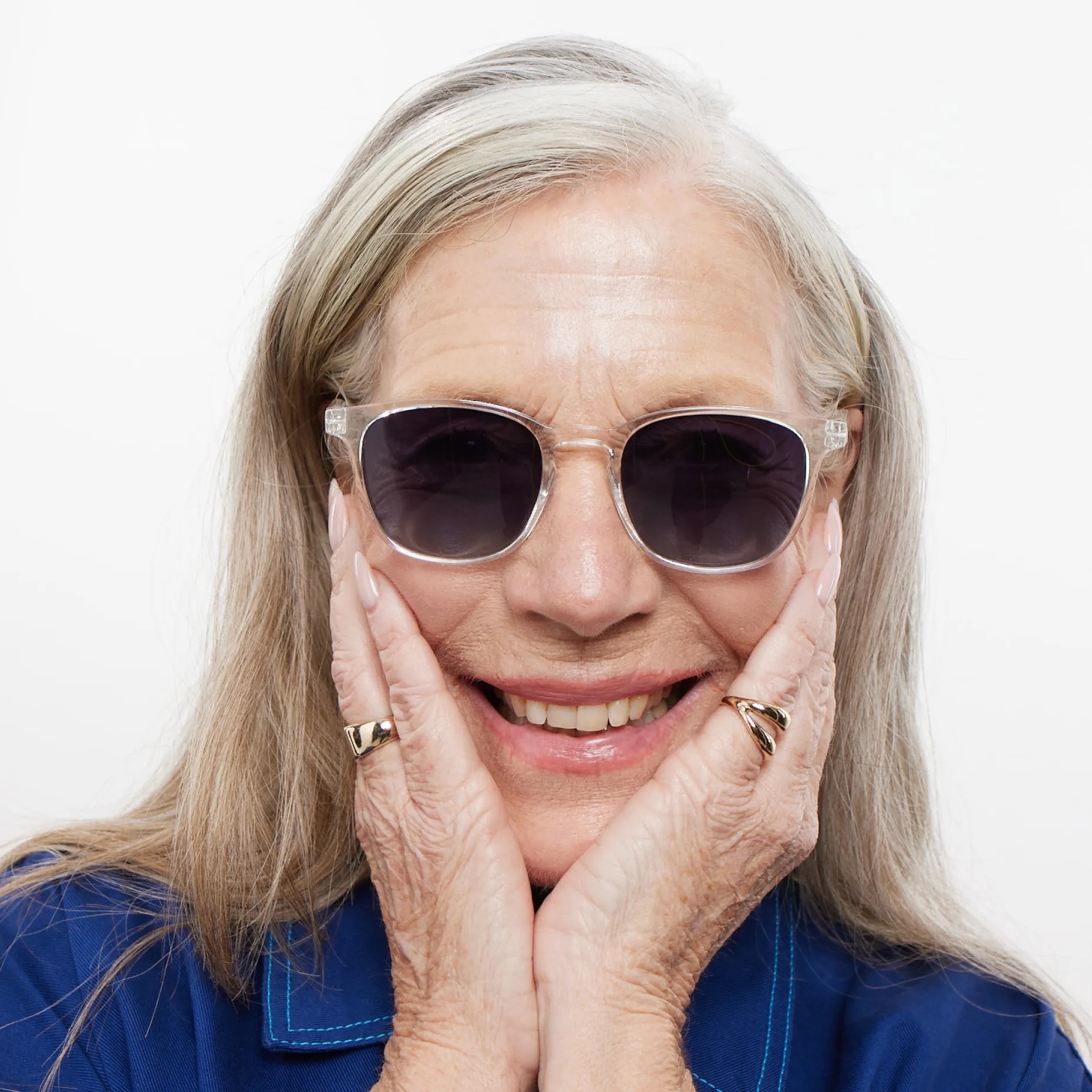 BARNER | Dalston Glossy - Crystal Sunglasses